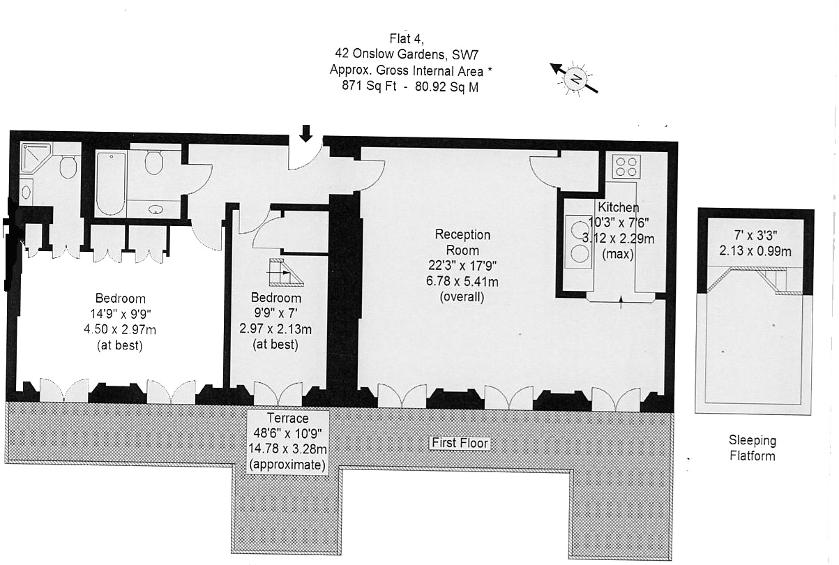 Floorplans For Onslow Gardens, SW7
