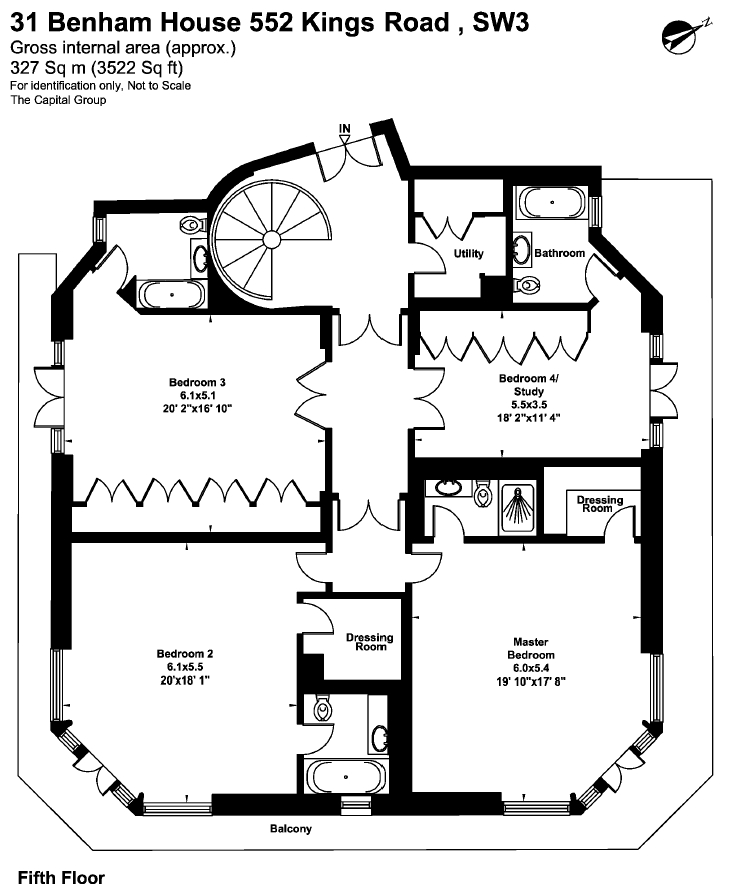 Floorplans For Coleridge Gardens, London