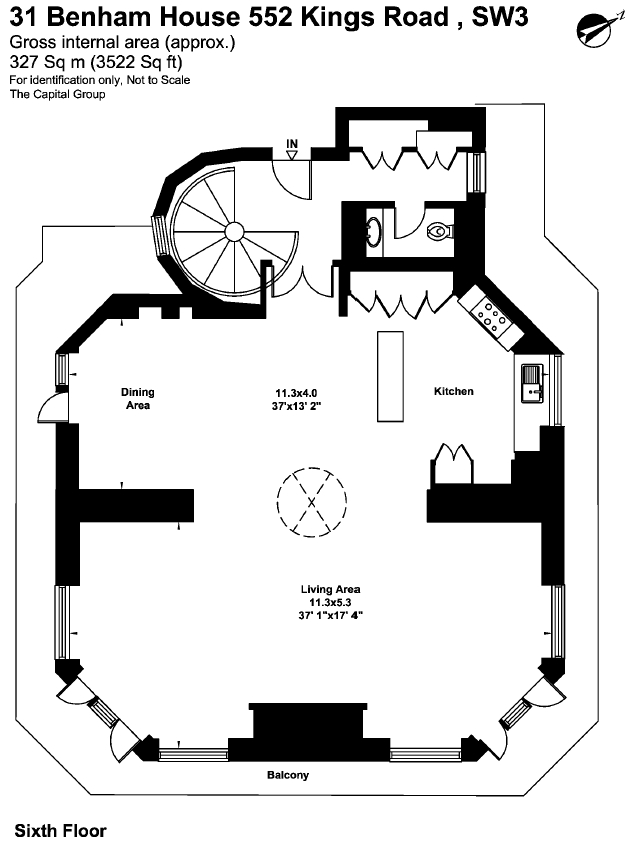 Floorplans For Coleridge Gardens, London