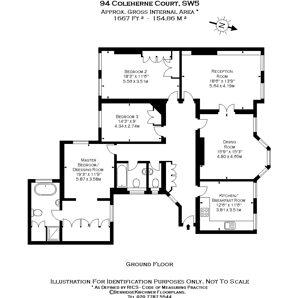 Floorplans For Old Brompton Road, London