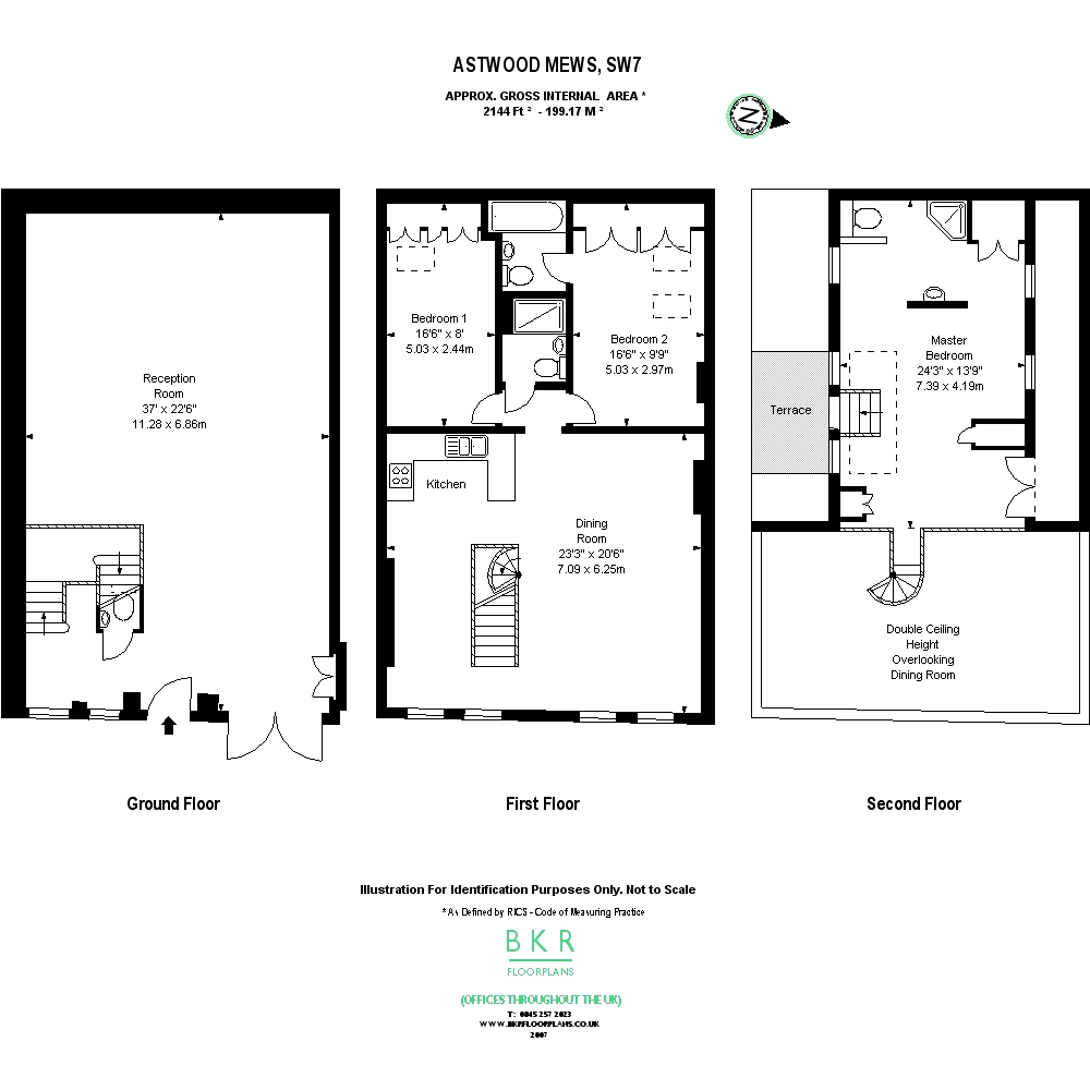 Floorplans For Astwood Mews, London