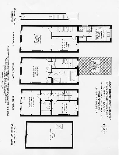 Floorplans For Brompton Road, London