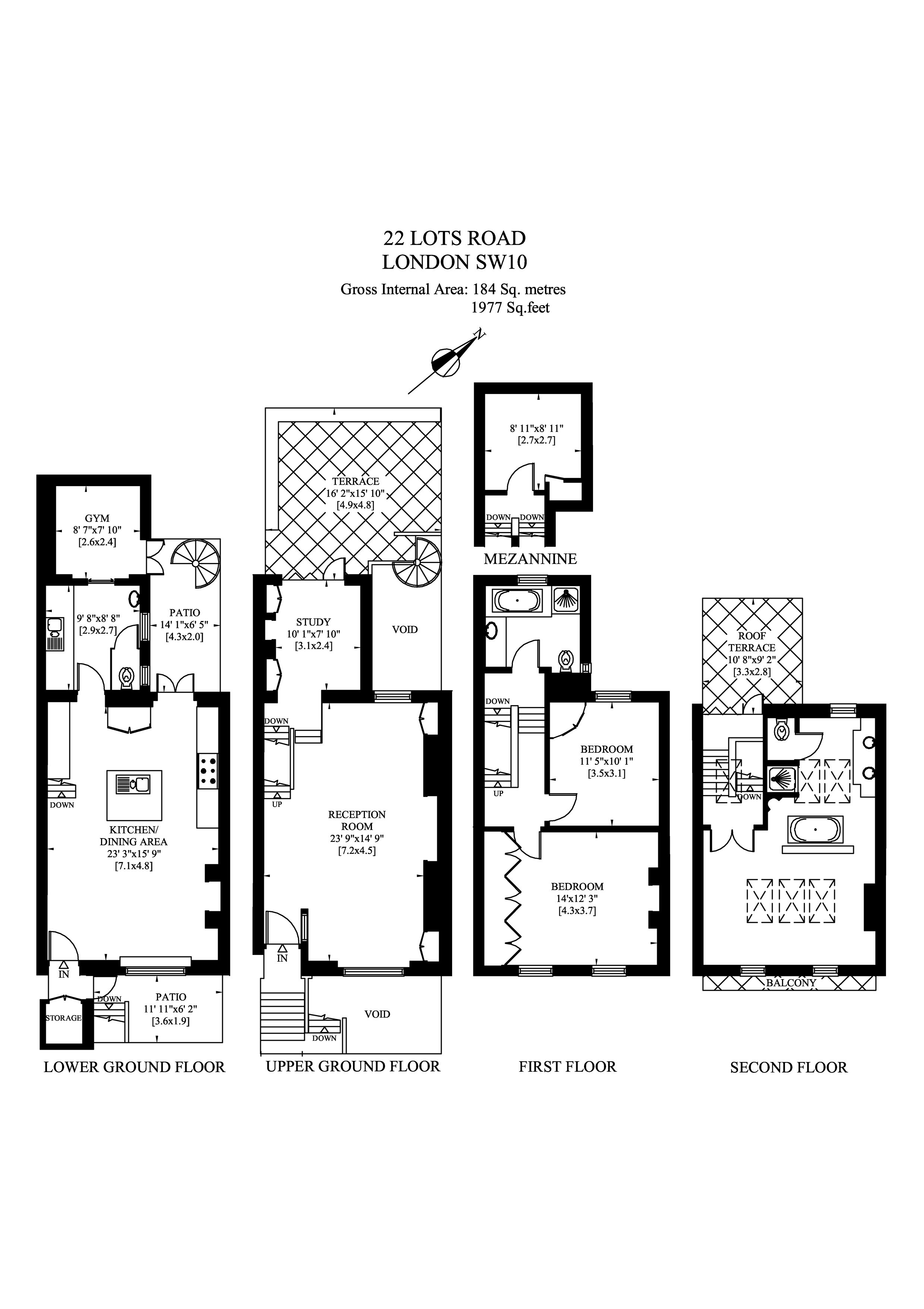 Floorplans For Lots Road, London