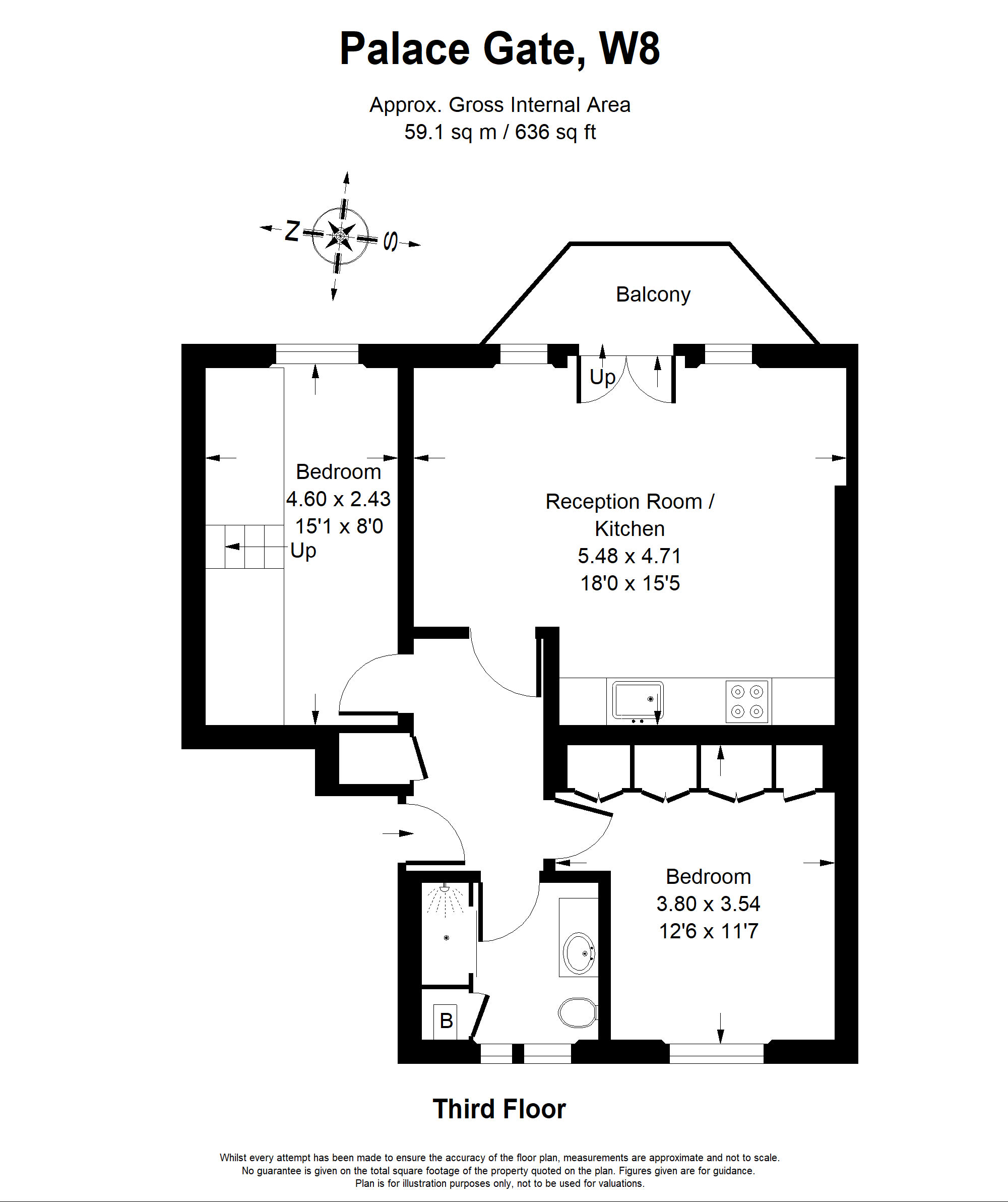 Floorplans For Palace Gate, Kensington