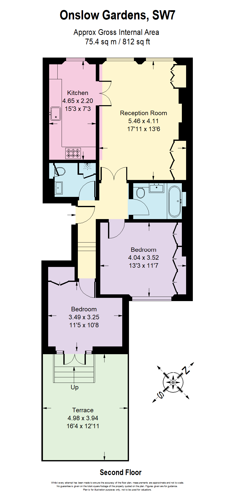 Floorplans For Onslow Gardens, South Kensington