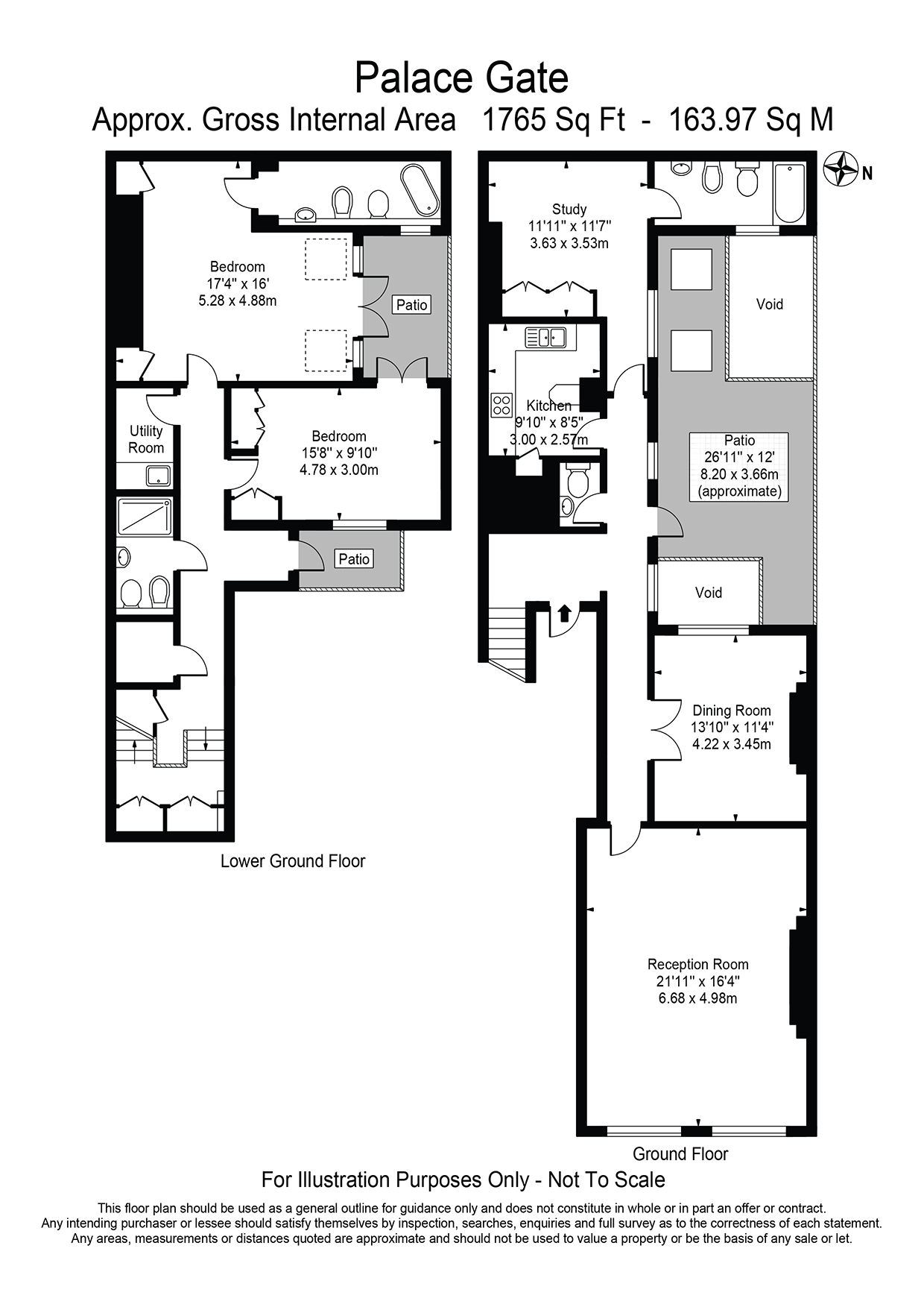 Floorplans For Palace Gate, Kensington