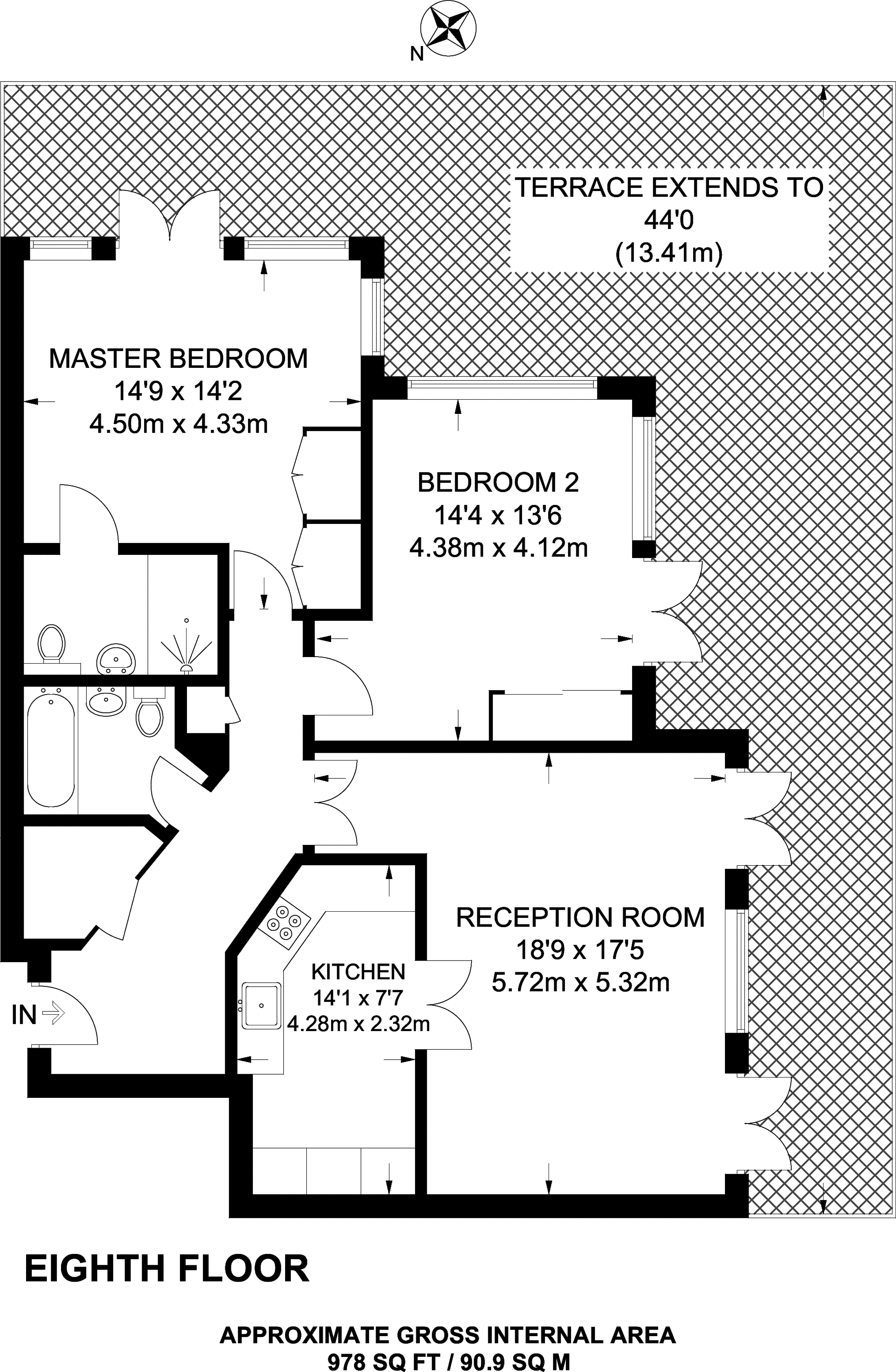 Floorplans For Beckford Close, Kensington