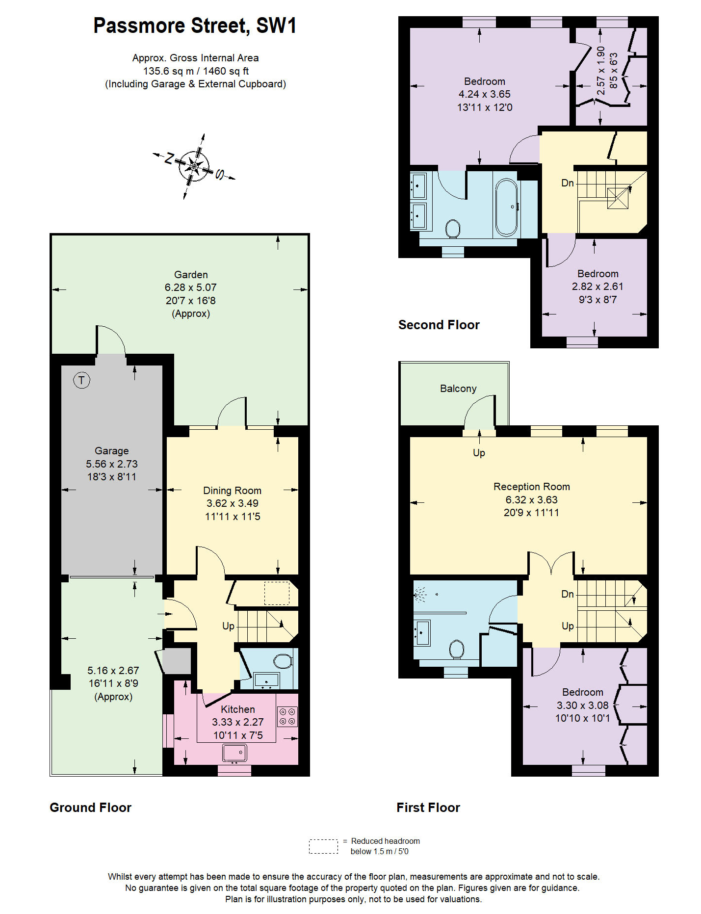 Floorplans For Passmore Street, Belgravia