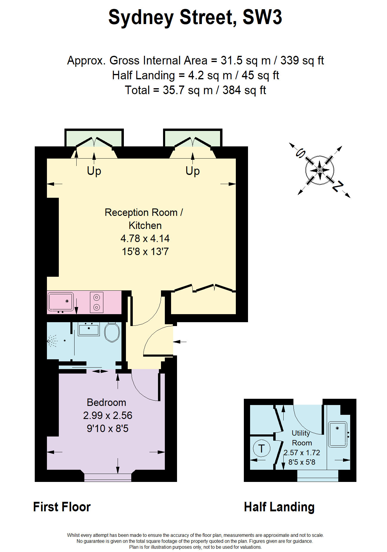 Floorplans For Sydney Street, Chelsea