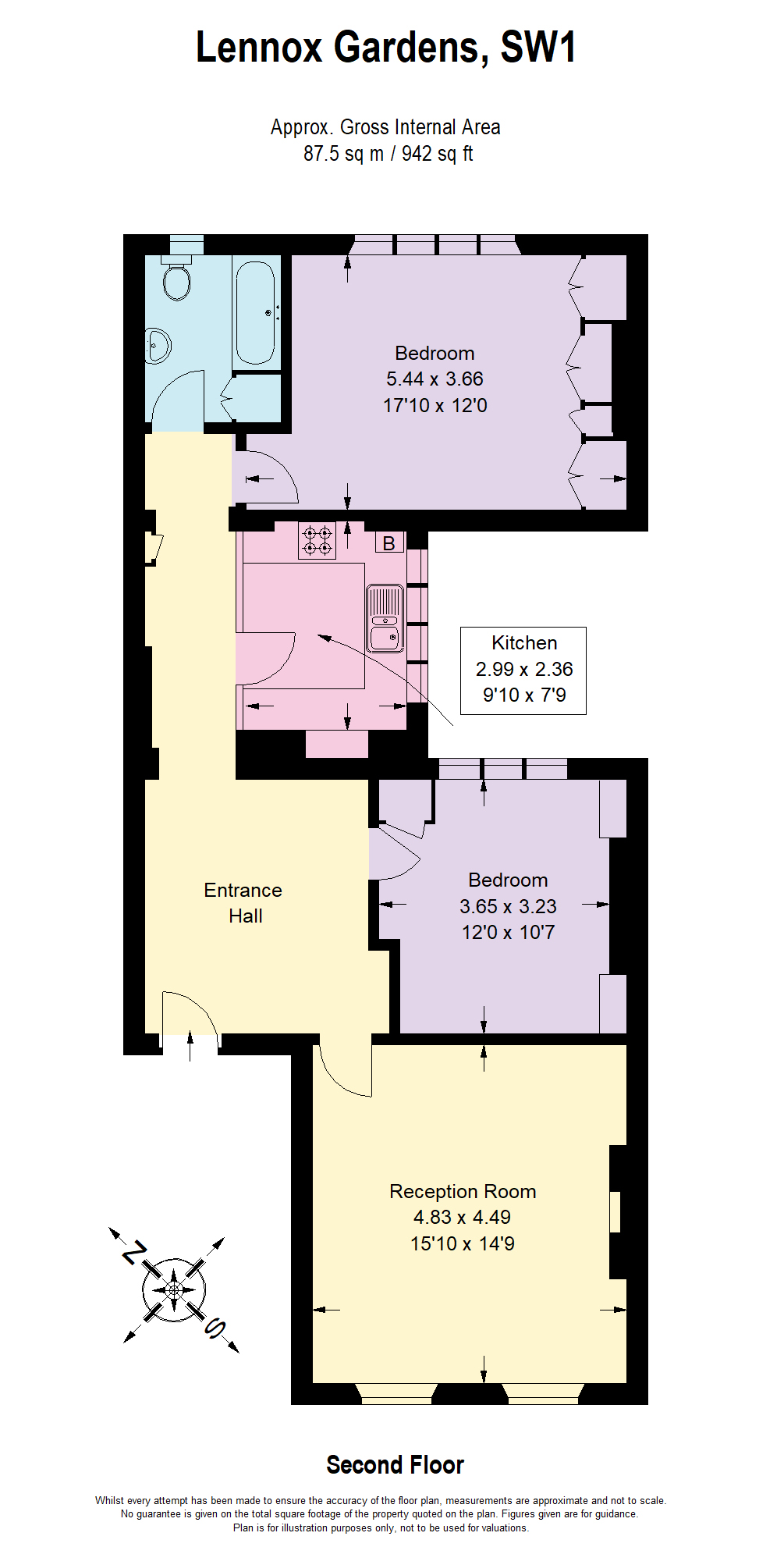 Floorplans For Lennox Gardens, Knightsbridge