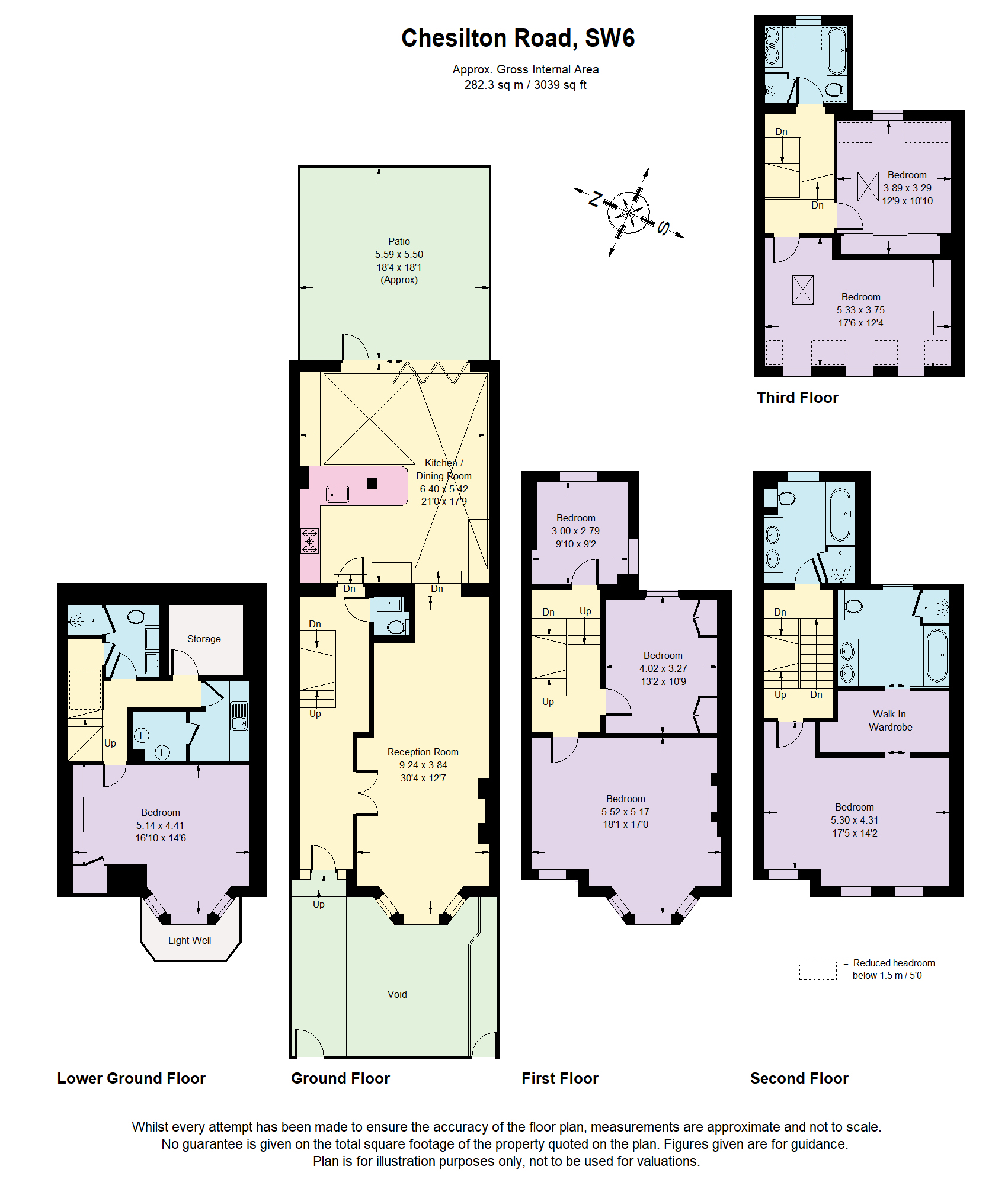 Floorplans For Chesilton Road, Fulham