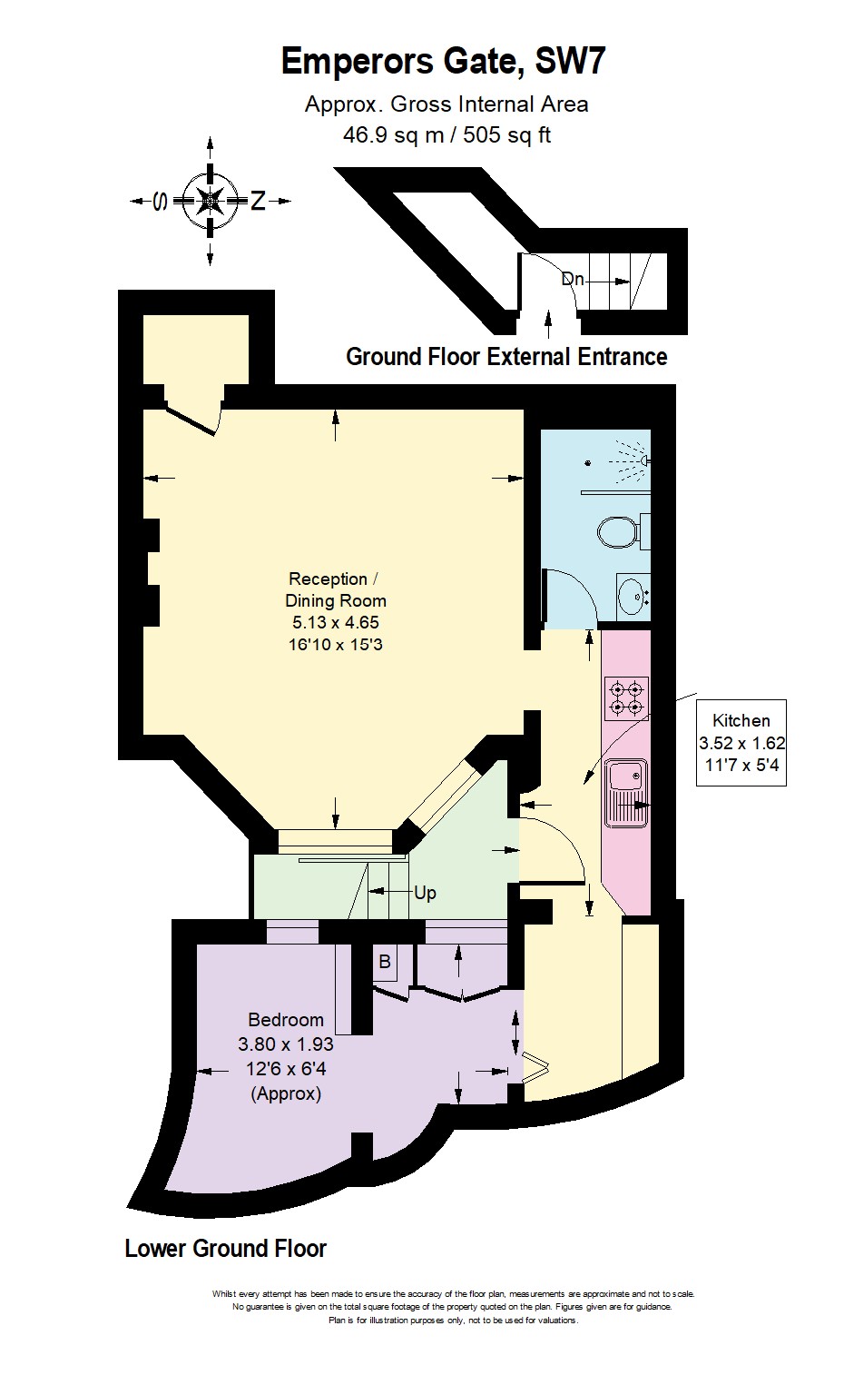 Floorplans For Emperors Gate, South Kensington
