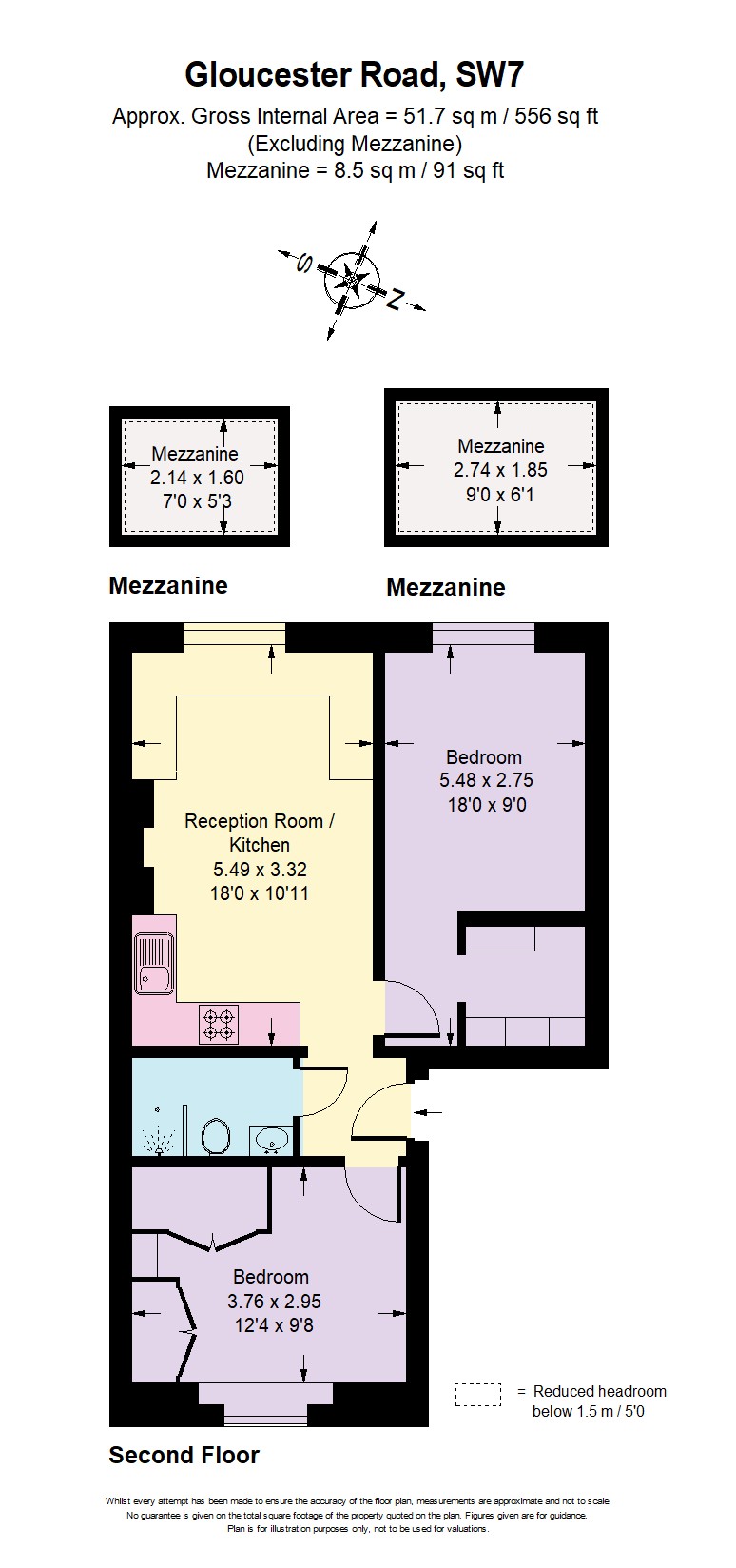 Floorplans For Gloucester Road, South Kensington