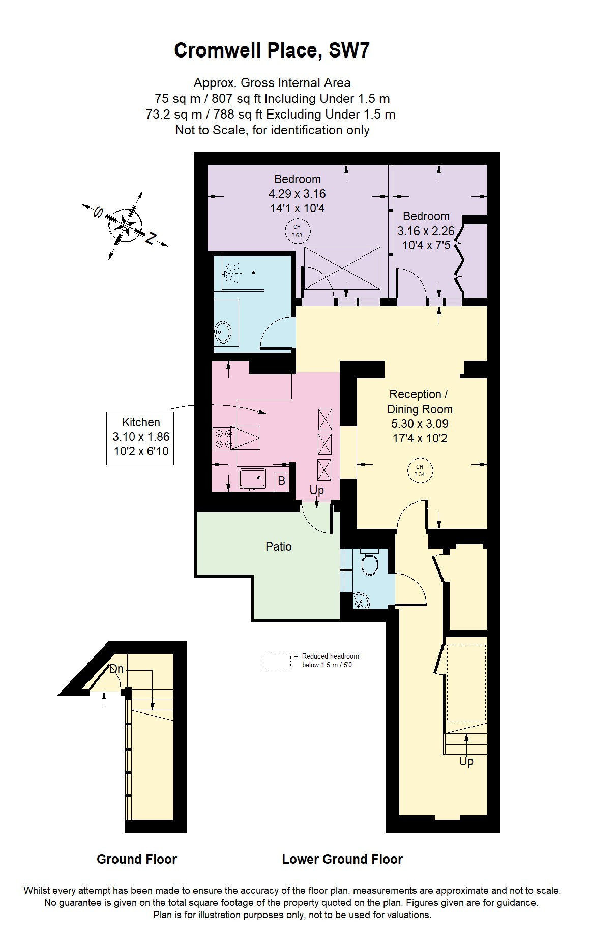 Floorplans For Cromwell Place, South Kensington