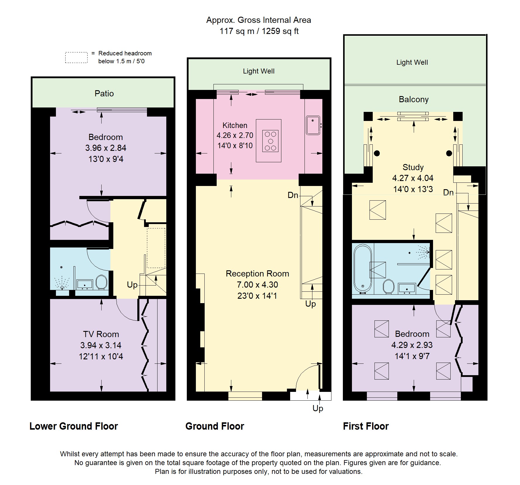 Floorplans For Gregory Place, Kensington