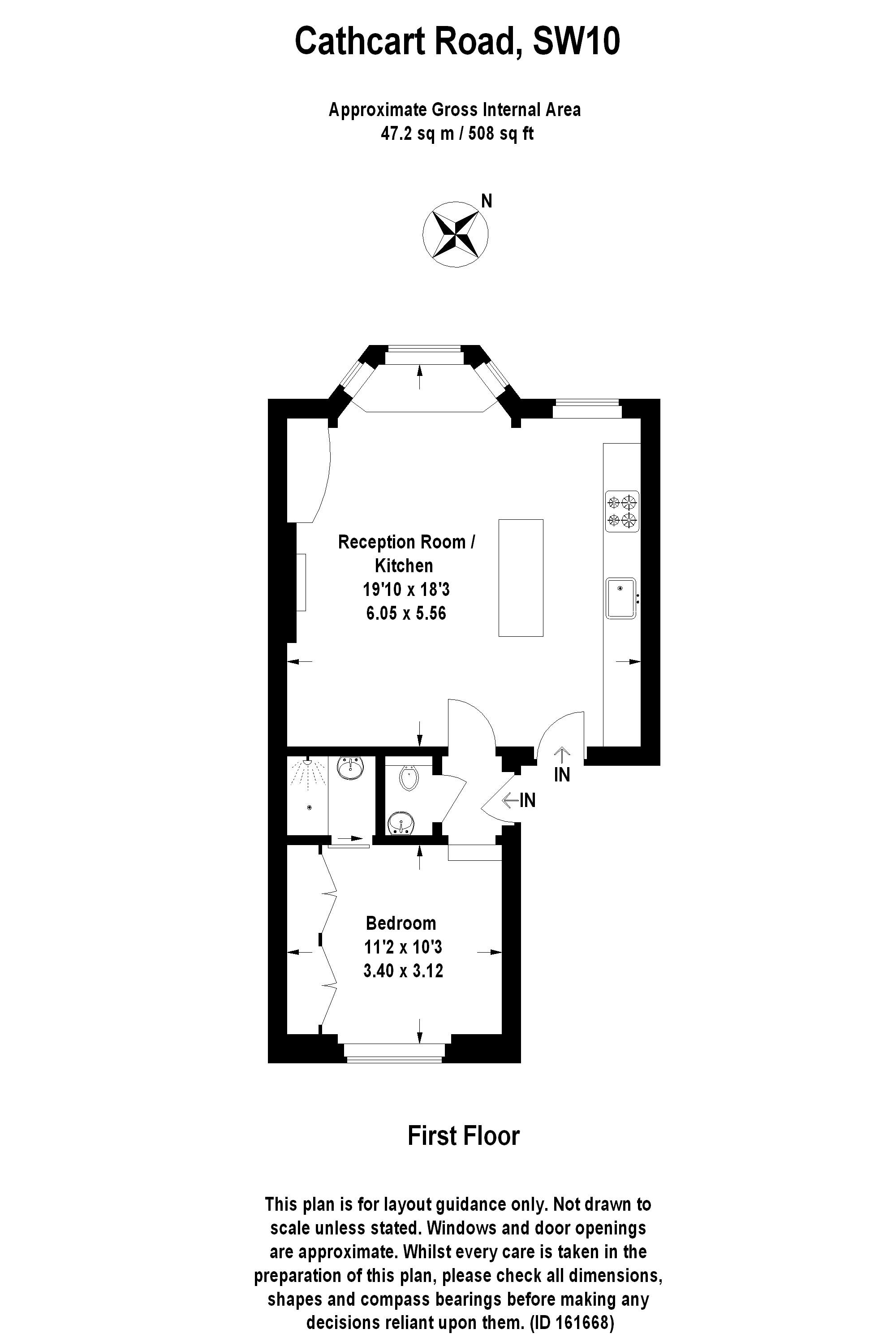 Floorplans For Cathcart Road, Chelsea