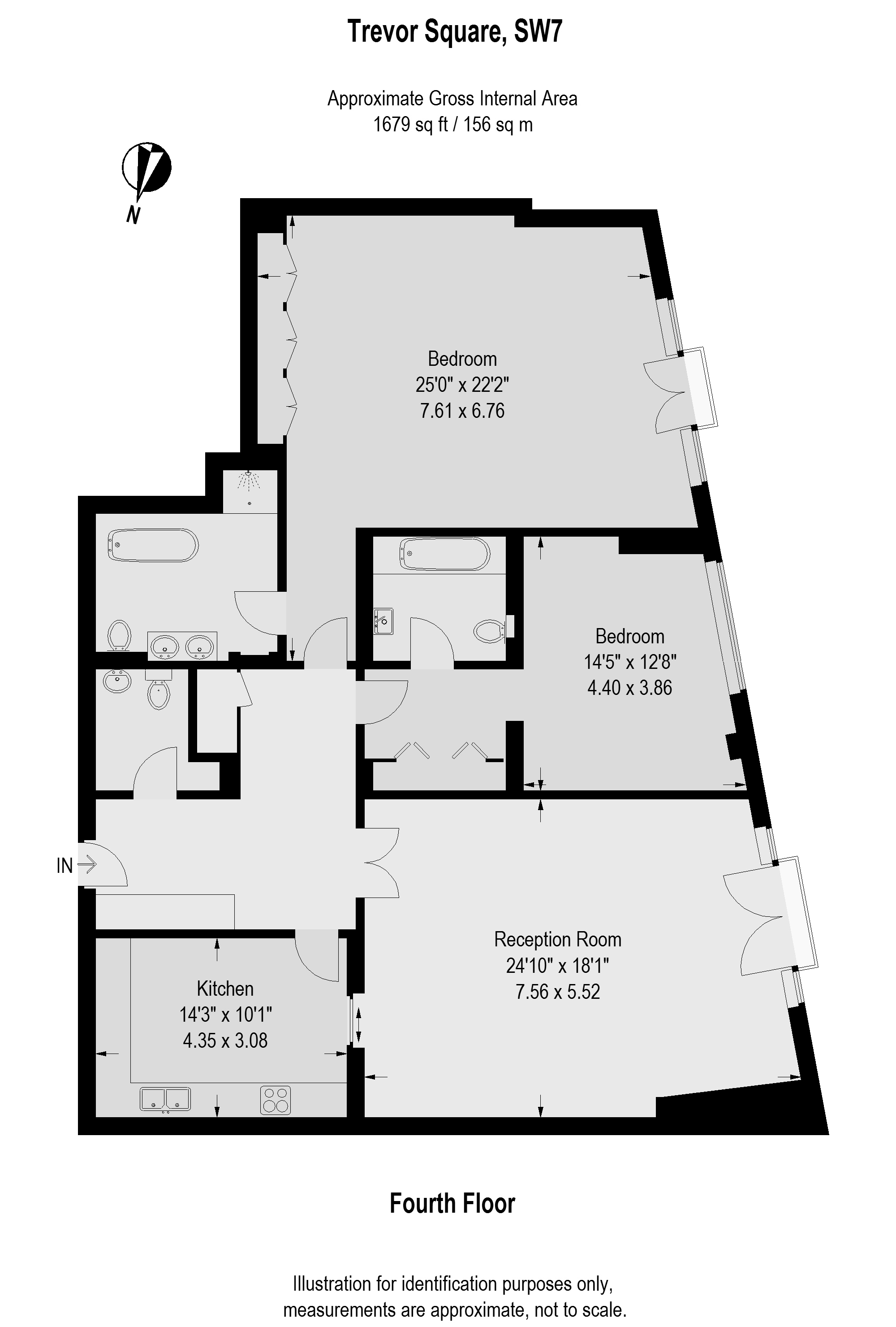 Floorplans For Trevor Square, Knightsbridge