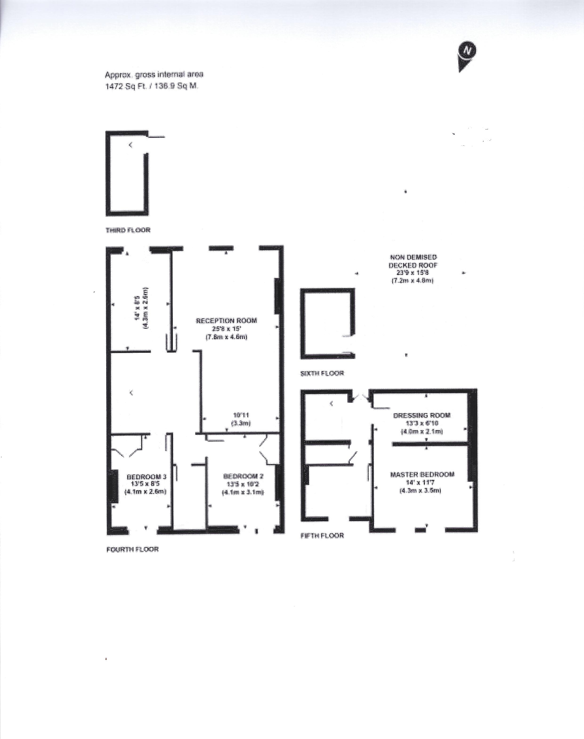 Floorplans For Cadogan Square, London