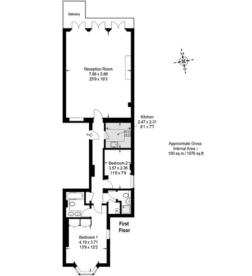 Floorplans For Cornwall Gardens, South Kensington