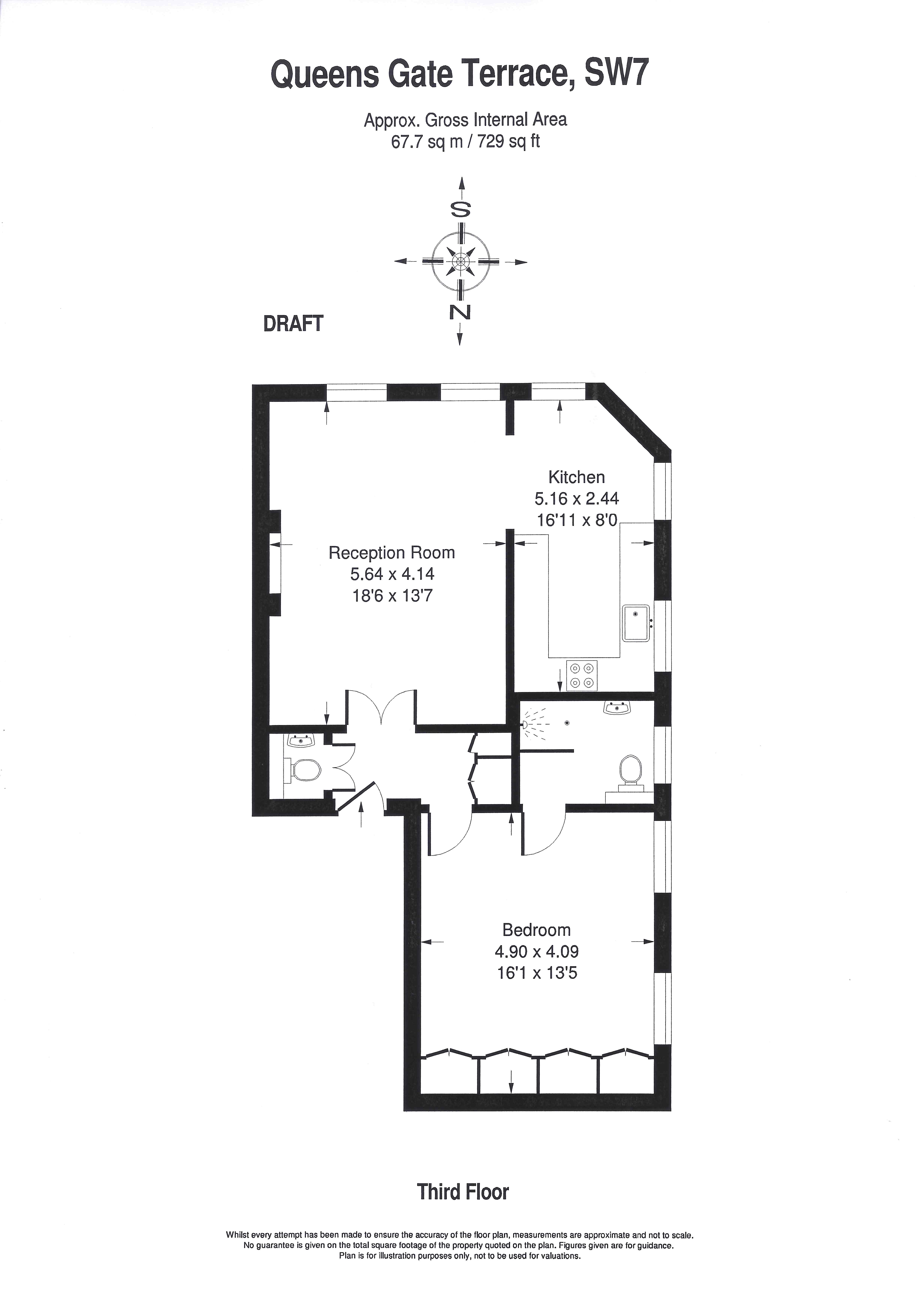 Floorplans For Queen's Gate Terrace, South Kensington