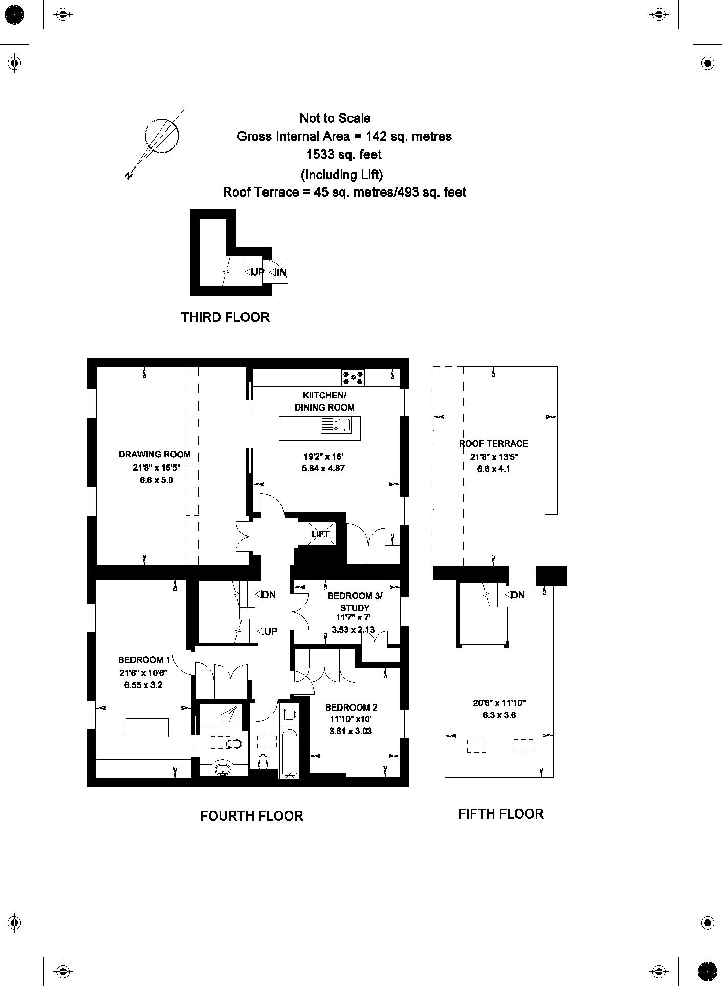 Floorplans For Onslow Gardens, South Kensington